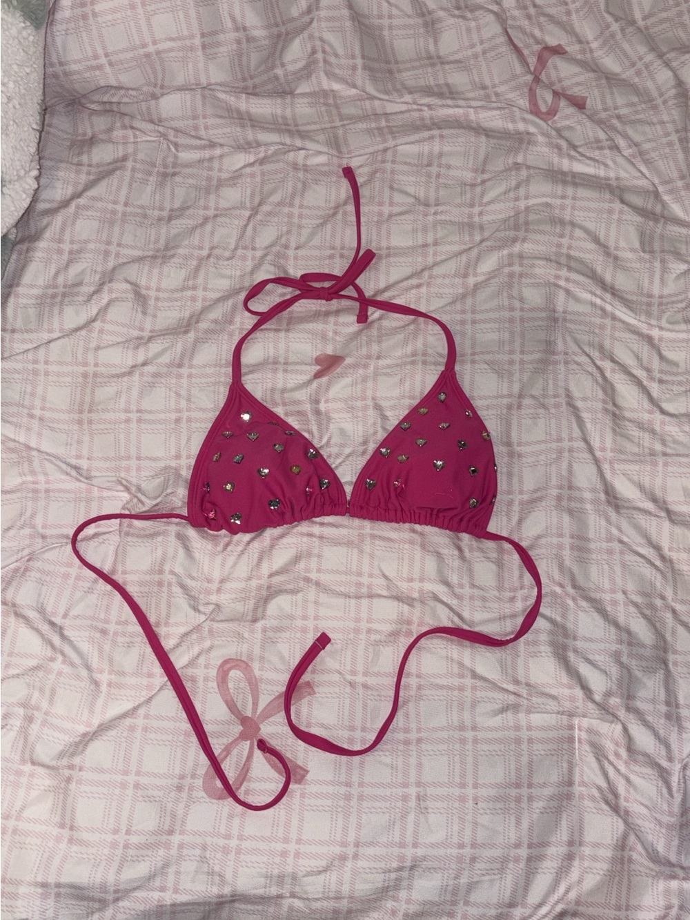 Hot Pink Sparkly Bikini